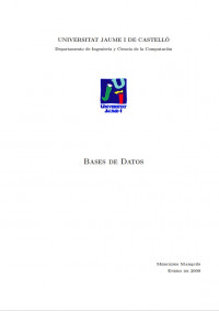 Image of Bases de datos